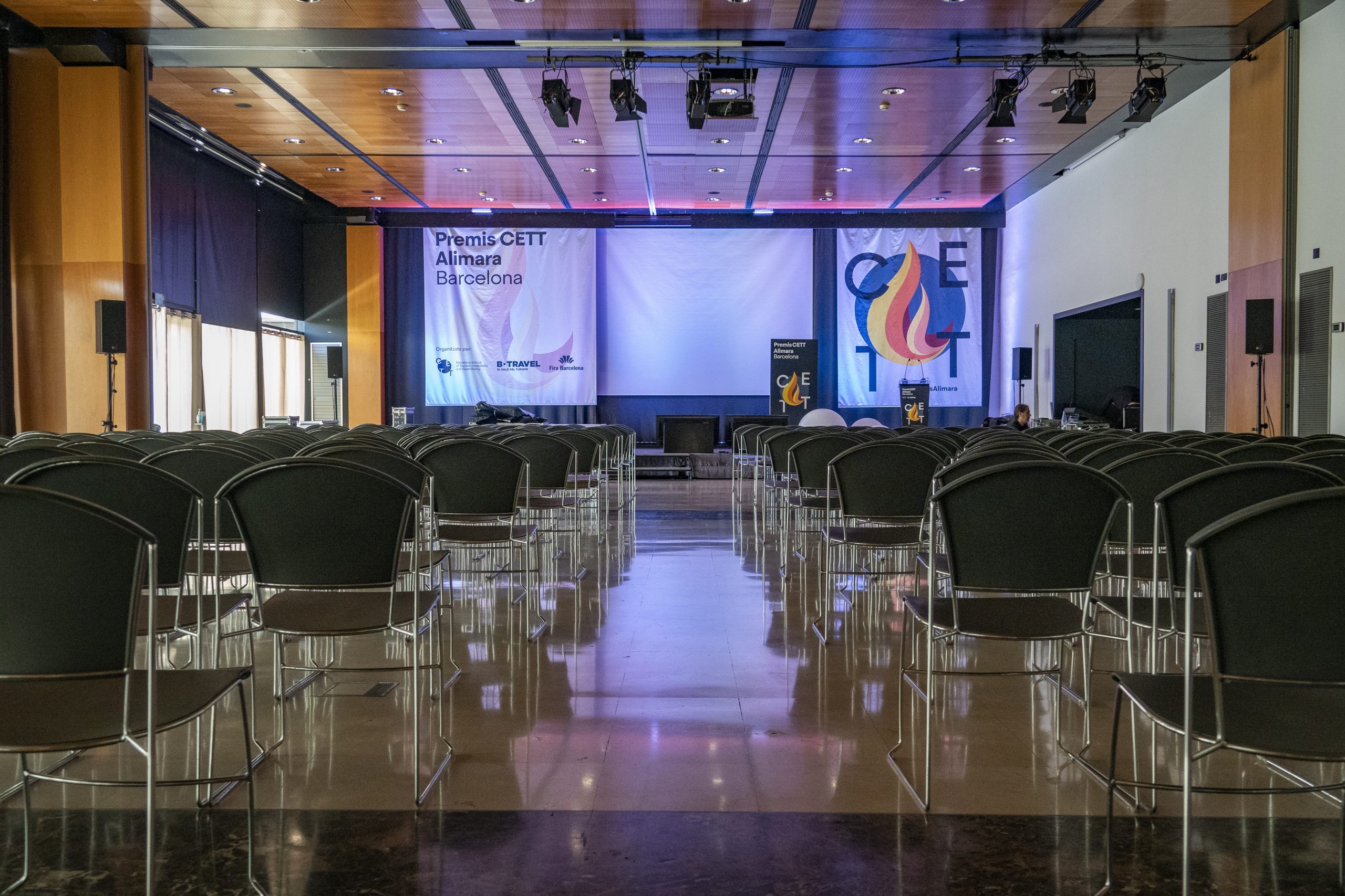 Sala de entrega de premios Barcelona